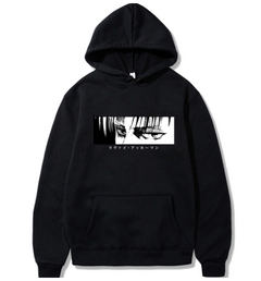 Japanese Anime  Eye Print Hoodie